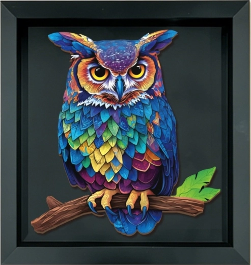 2Kids Toys puzzle din lemn Bufniță