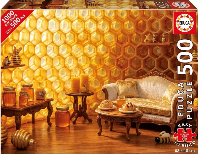 Puzzle Educa Căsuța dulce de miere 500 piese