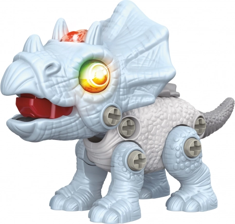 Triceratops de înșurubat Dino cu efecte 13 cm