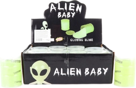 Slime luminos cu extraterestru în butoiaș