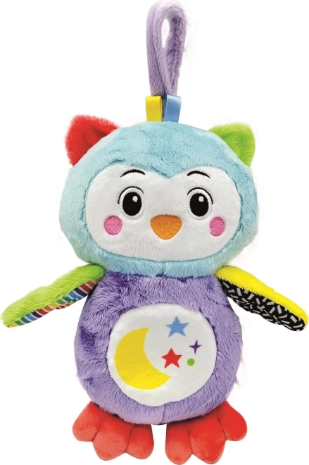 Bufniță de pluș pentru noapte bună cu lumină de la Clementoni BABY