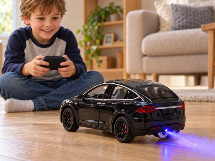 Iluminare LED și efect de fum