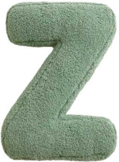 Mealini literă de pluș Z verde - 1 bucată