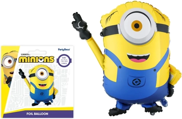 Balon din folie Minionul Mel 72 × 64 cm - 1 bucată