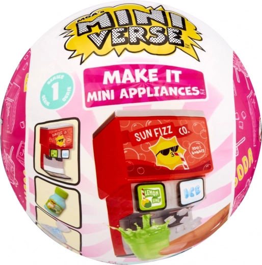 Miniverse Make It Mini Appliances de la MGA – mini automat pentru băuturi carbogazoase - 1 bucată