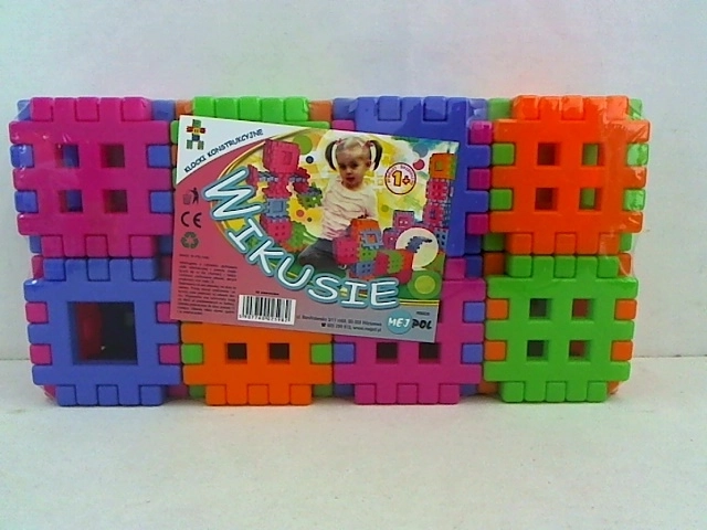 Cuburi de construcție Wikusie 48 buc.