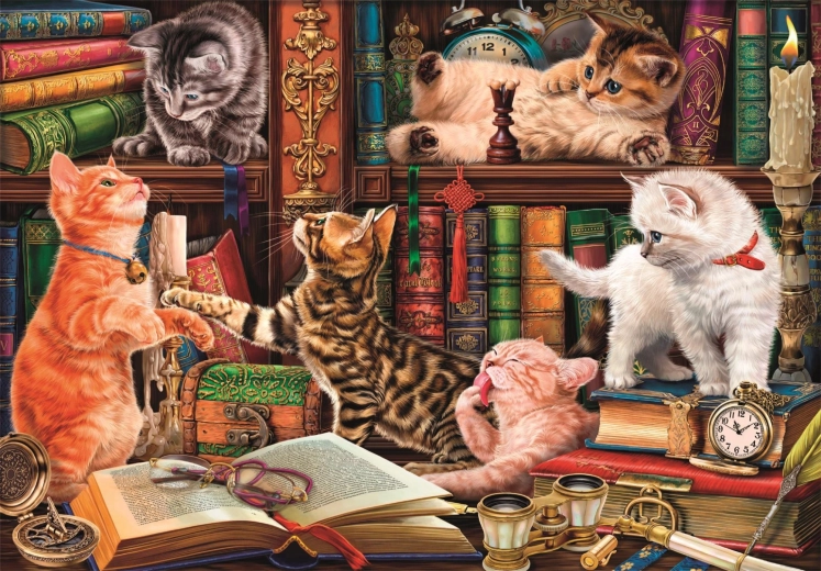 Clementoni puzzle Mustăți curioase 1000 piese