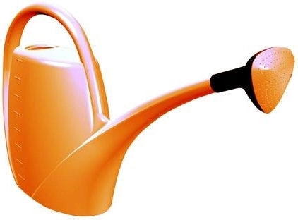 Stropitoare cu cap de pulverizare 2,5 l – portocaliu, plastic