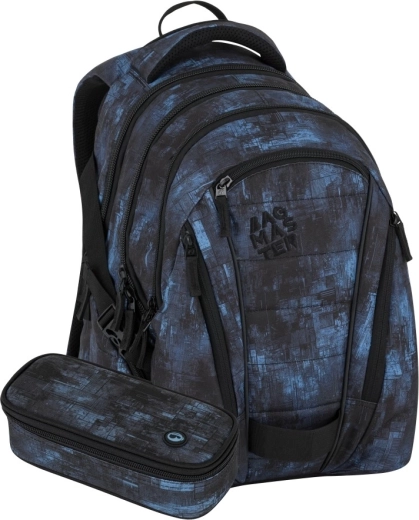 Set pentru studenți Bagmaster 25 B negru-albastru