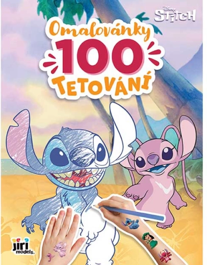 Carte de colorat și 100 de tatuaje Lilo & Stitch