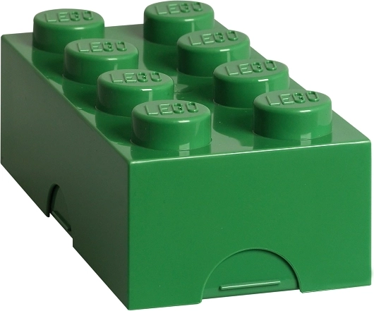 Cutie de prânz Lego, verde închis