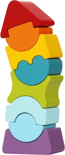 Turn VIII de echilibru - puzzle din lemn