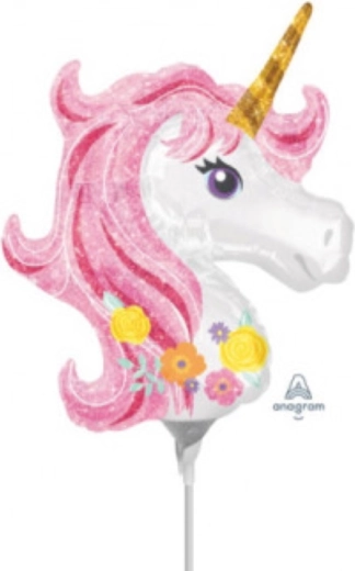 Unicorn - balon din folie 35 cm - 1 bucată