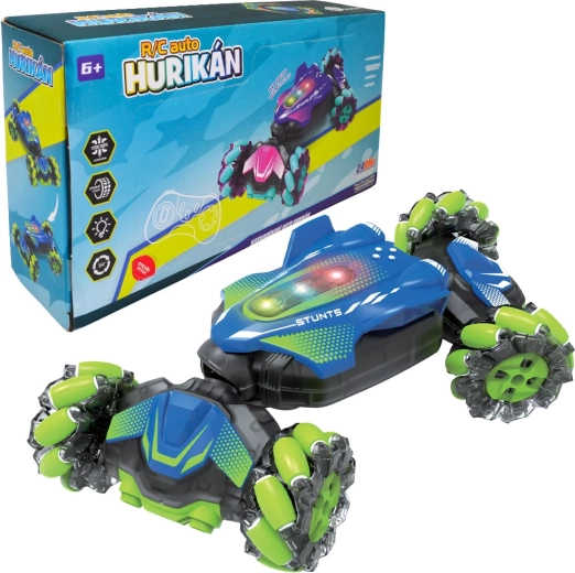 Mașină RC Uragan acrobatică cu LED și 2,4 GHz