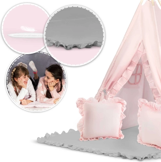 Saltea confortabilă antiderapantă + 2 perne