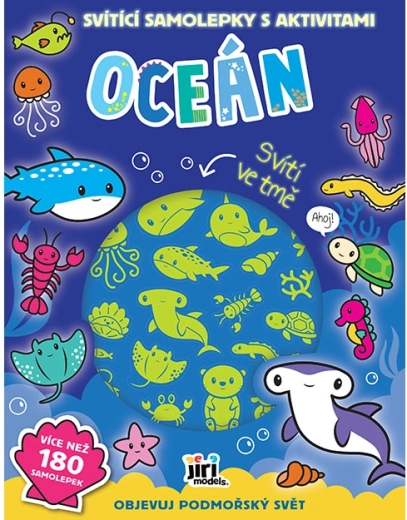 Abțibilduri luminescente cu activități – Ocean