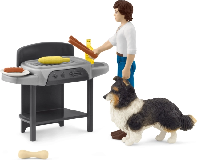 Grătarul lui Tom – set de joacă cu mini figurine pentru copii
