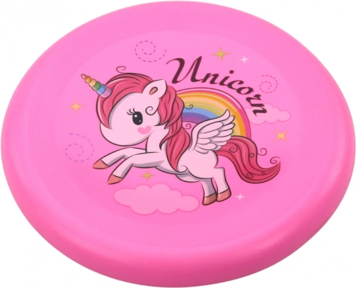 Disc zburator Frisbee Unicorn roz