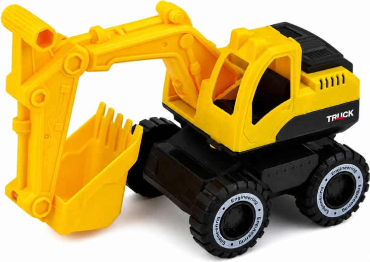 Excavator cu cabină rotativă și braț mobil