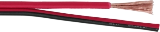 Cablu pentru difuzoare din cupru fără oxigen 2× 1,0 mm² - 100 m