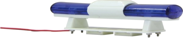 Lumină de semnalizare LED rotundă dublă, albastră, JAMARA
