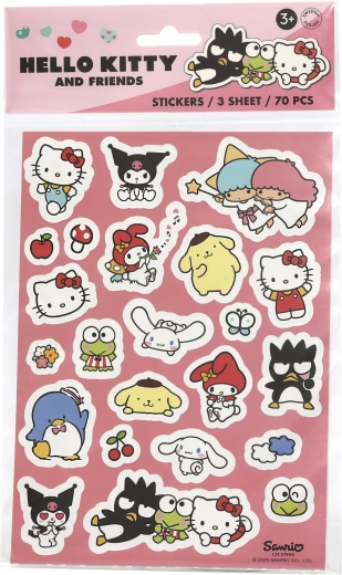 Set de autocolante Hello Kitty, 70 buc.