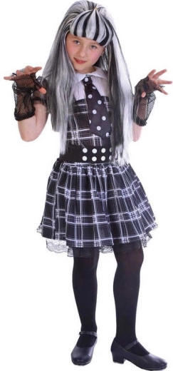 Costum de carnaval Vrăjitoare pentru fete, măr. M (120–130 cm)