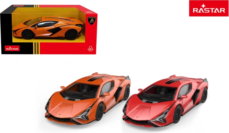 Mașinuță metalică Lamborghini Sián 1:43 Rastar roșie - 1 bucată