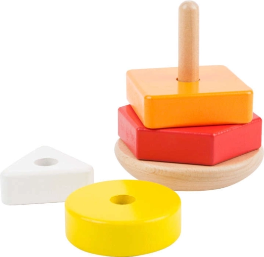 Piramidă de asamblat pentru micii constructori