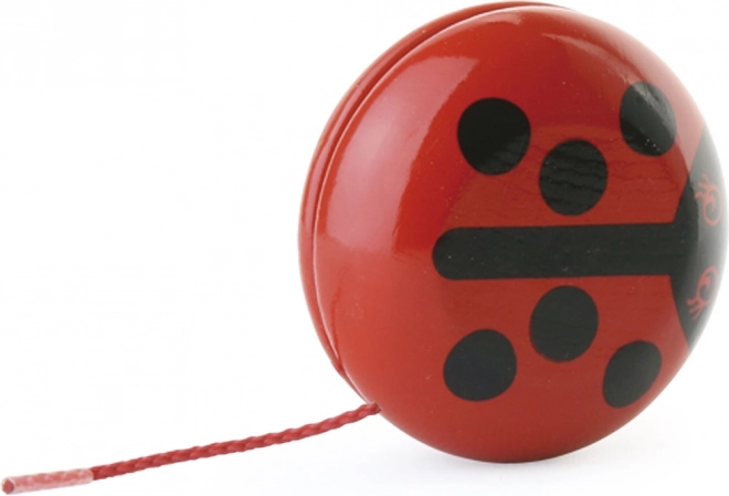 Vilac yo-yo din lemn buburuză