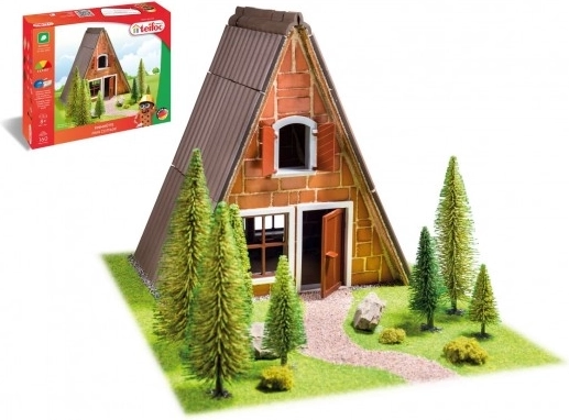 Teifoc căsuță finlandeză – set de construcție din cărămizi reale (160 piese)