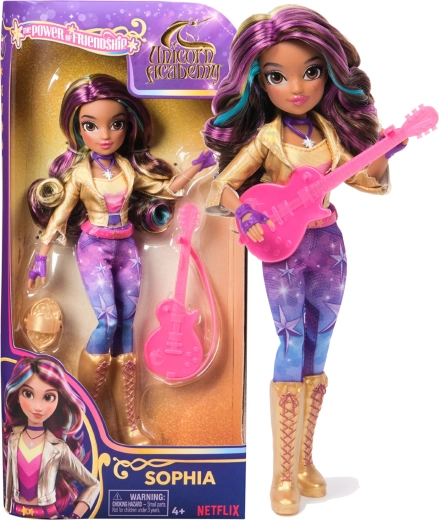 Păpușa Sophia 24 cm UNICORN ACADEMY – puterea prieteniei