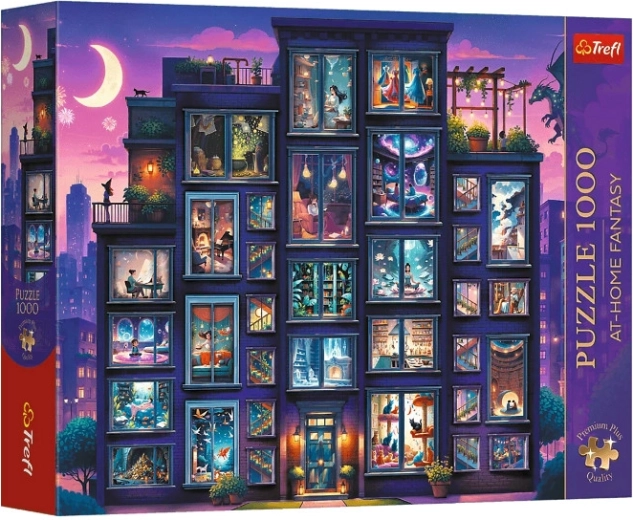 Puzzle 1000 Premium Plus – O noapte plină de povești