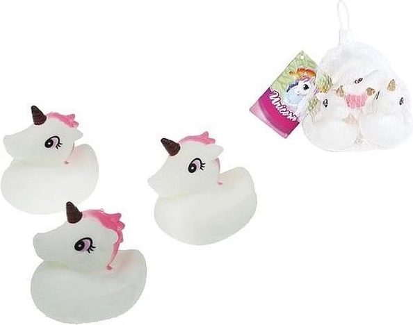 Set de unicorni pentru baie 6 cm (3 buc.)