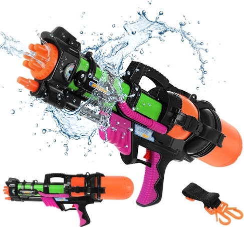 Pistolă cu apă mare, 60 cm, cu rezervor de 1,25 l și rază de 6 m