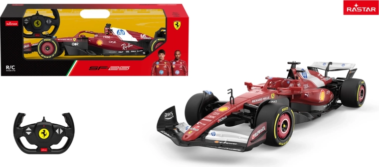 Mașină RC Rastar Ferrari SF-25 1:12 roșie