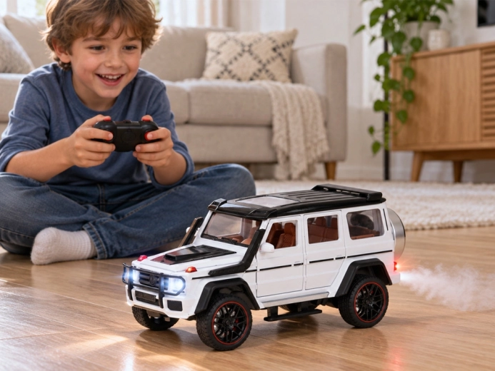 Lumini LED și efect spectaculos de ceață