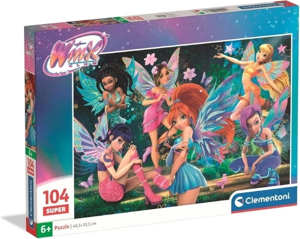 Puzzle Clementoni Super Winx 104 piese