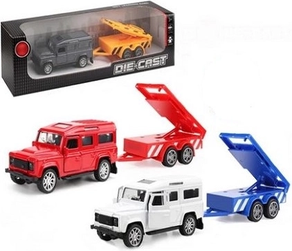 Mașină Jeep cu remorcă de intervenție