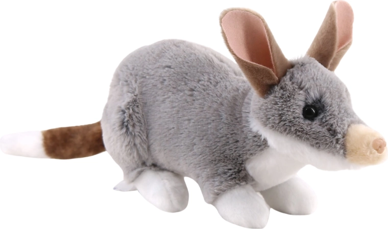 Bursuc-pungă urecheat pluș 23 cm