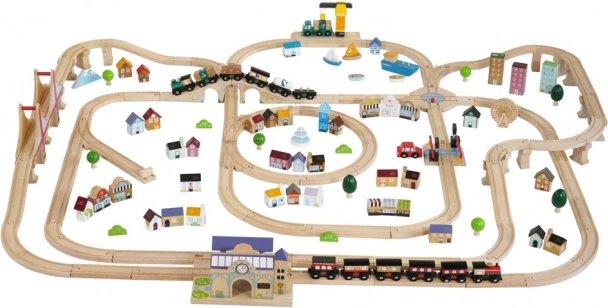 Set circuit trenuleț din lemn Royal Express Le Toy Van