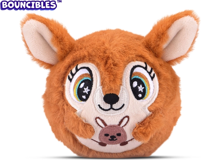 Cangur plușat săltăreț Jumpi Bouncibles, 8 cm