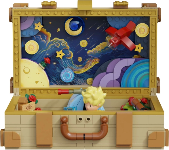 Valiză rabatabilă cu scenă stelată