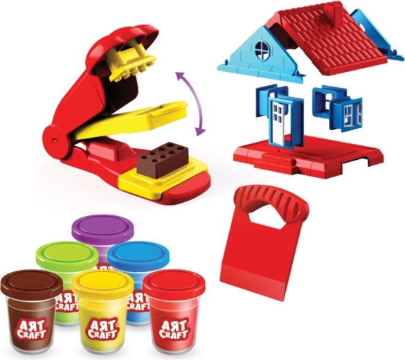Șase culori de plastilină