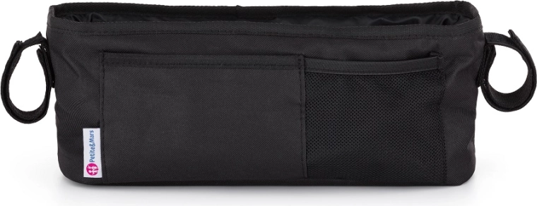 Organizator pentru cărucior Pocket Absolute Black PETITE&MARS