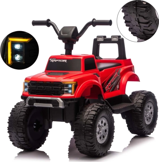 Mașinuță electrică Milly Mally Ford F-150 Raptor roșie