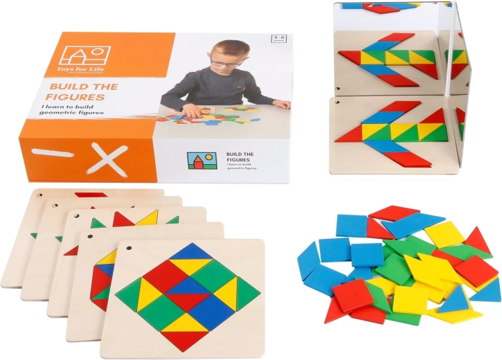 Toys for life mozaic din lemn