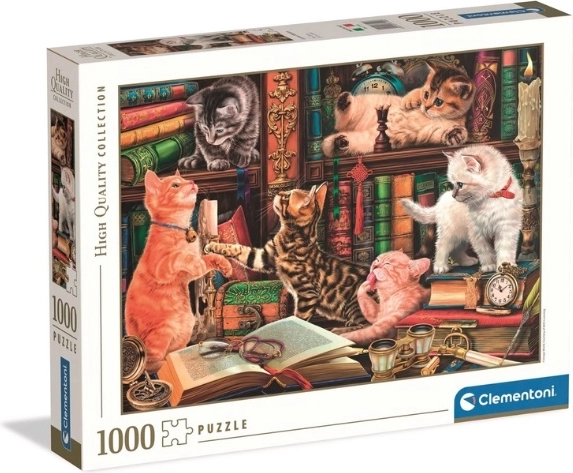 Puzzle Clementoni High Quality 1000 de piese Curious Whiskers