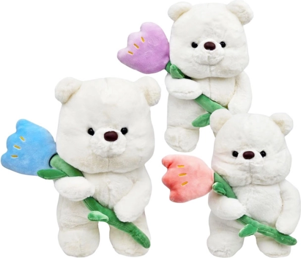 Ursuleț cu floricică Love 30 cm