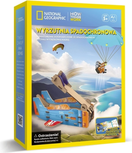 Puzzle 3D NATIONAL GEOGRAPHIC – parașută cu lansare